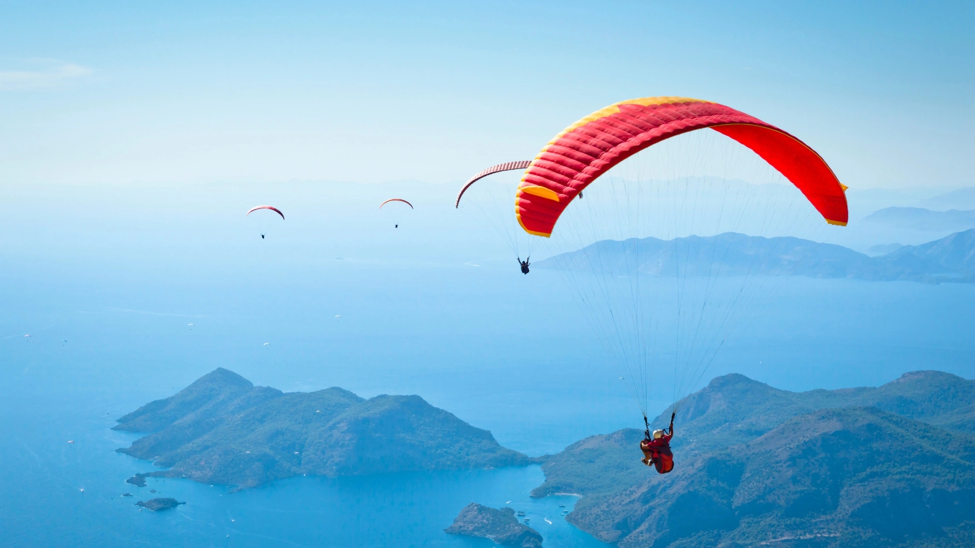 Session parapente en balagne : La Corse vue du ciel